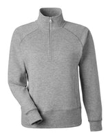 J. America Women's Electric Fleece Quarter-Zip Sweatshirt. 8743 - Electric Slate