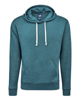 J. America Men's Triblend Fleece Hooded Sweatshirt. 8871 - Storm Triblend