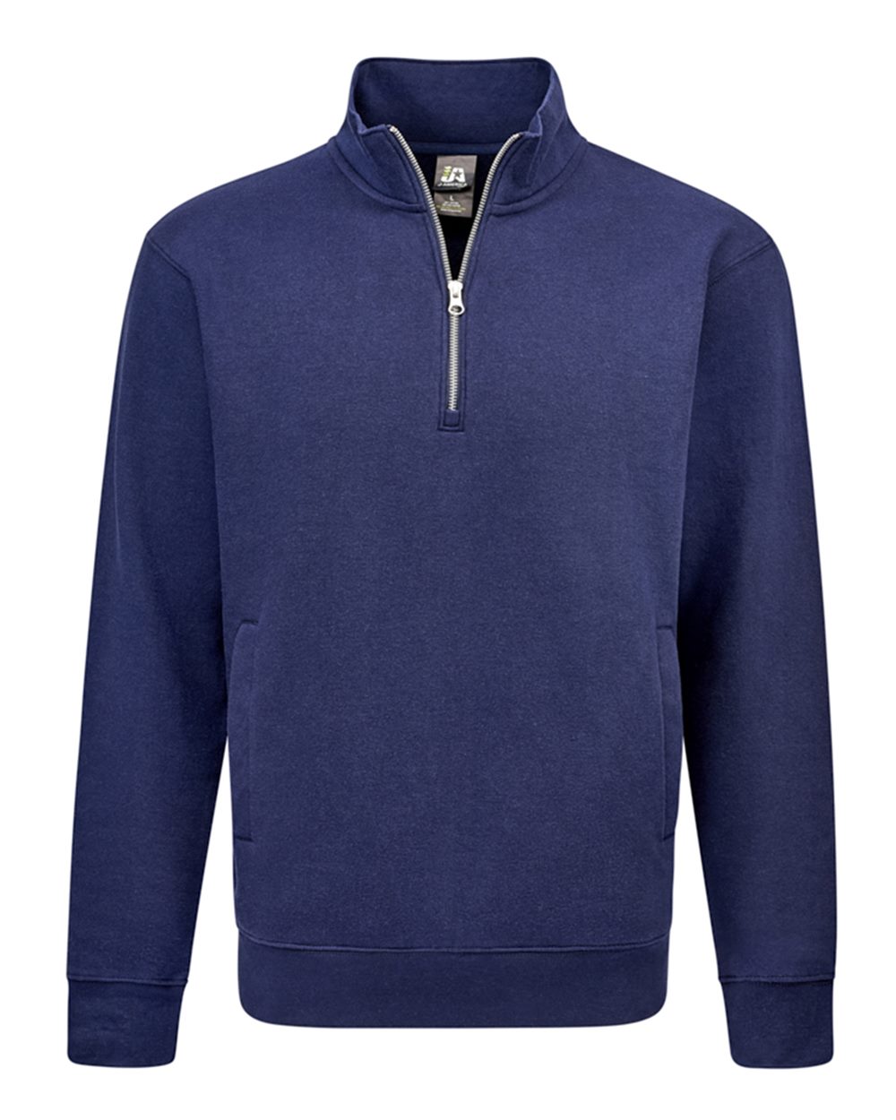 J. America Unisex BTB Fleece Quarter-Zip Sweatshirt. 8722 - True Navy