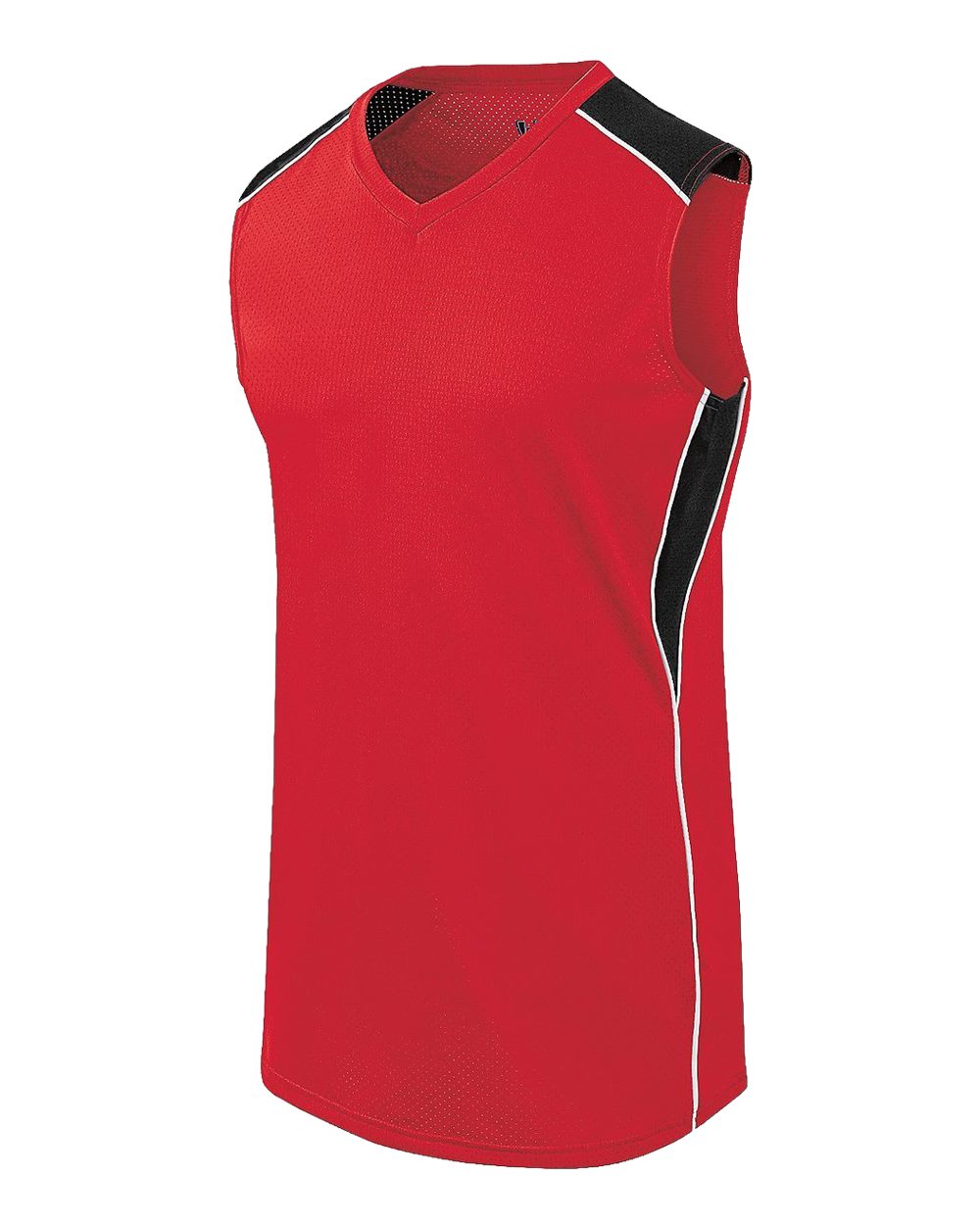 Augusta Sportswear Women's Dynamite Jersey. 312162 - Scarlet/ Black/ White