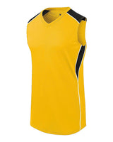 Augusta Sportswear Girls' Dynamite Jersey. 312163 - Athletic Gold/ Black/ White