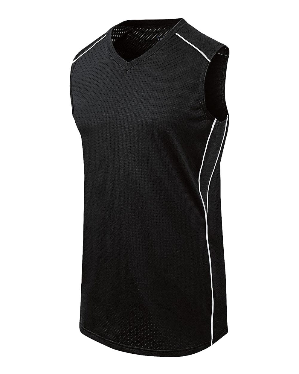 Augusta Sportswear Girls' Dynamite Jersey. 312163 - Black/ Black/ White