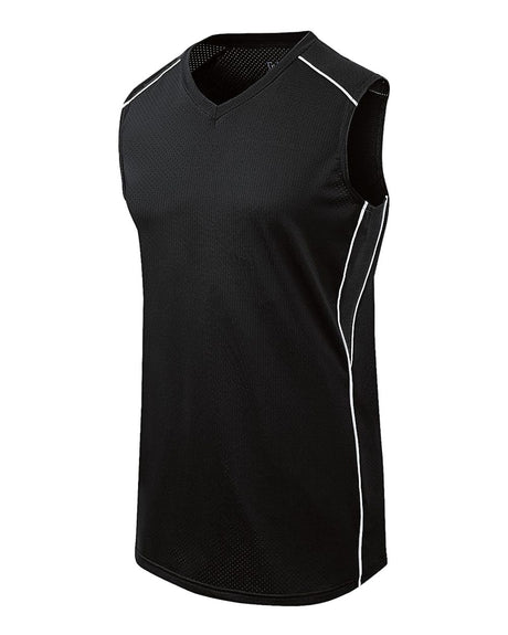 Augusta Sportswear Girls' Dynamite Jersey. 312163 - Black/ Black/ White
