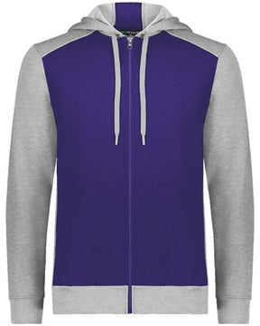 Augusta Sportswear Unisex Eco Revive™ Three-Season Triblend Fleece Full-Zip Hooded Sweatshirt. 6899