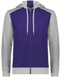 Augusta Sportswear Unisex Eco Revive™ Three-Season Triblend Fleece Full-Zip Hooded Sweatshirt. 6899