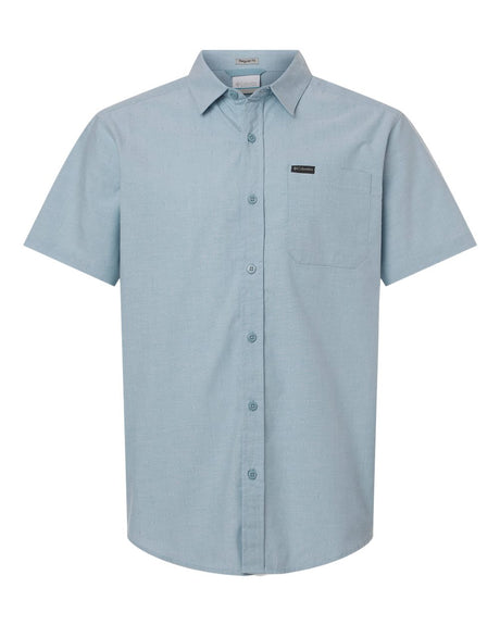 Columbia Men's Rapid Rivers™ Novelty Short Sleeve Shirt. 199080 - Ripple Blue