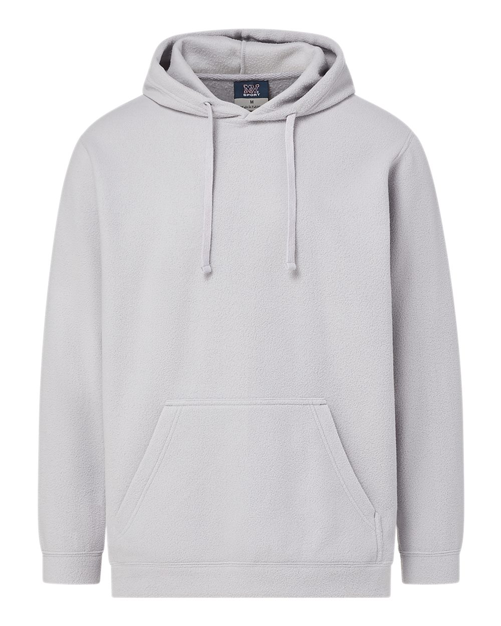 MV Sport Unisex Whisper Fleece™ Hooded Sweatshirt. 24701 - Frost Grey