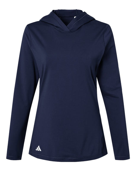 Adidas Women's Performance Hooded Pullover. A1003 - Collegiate Navy