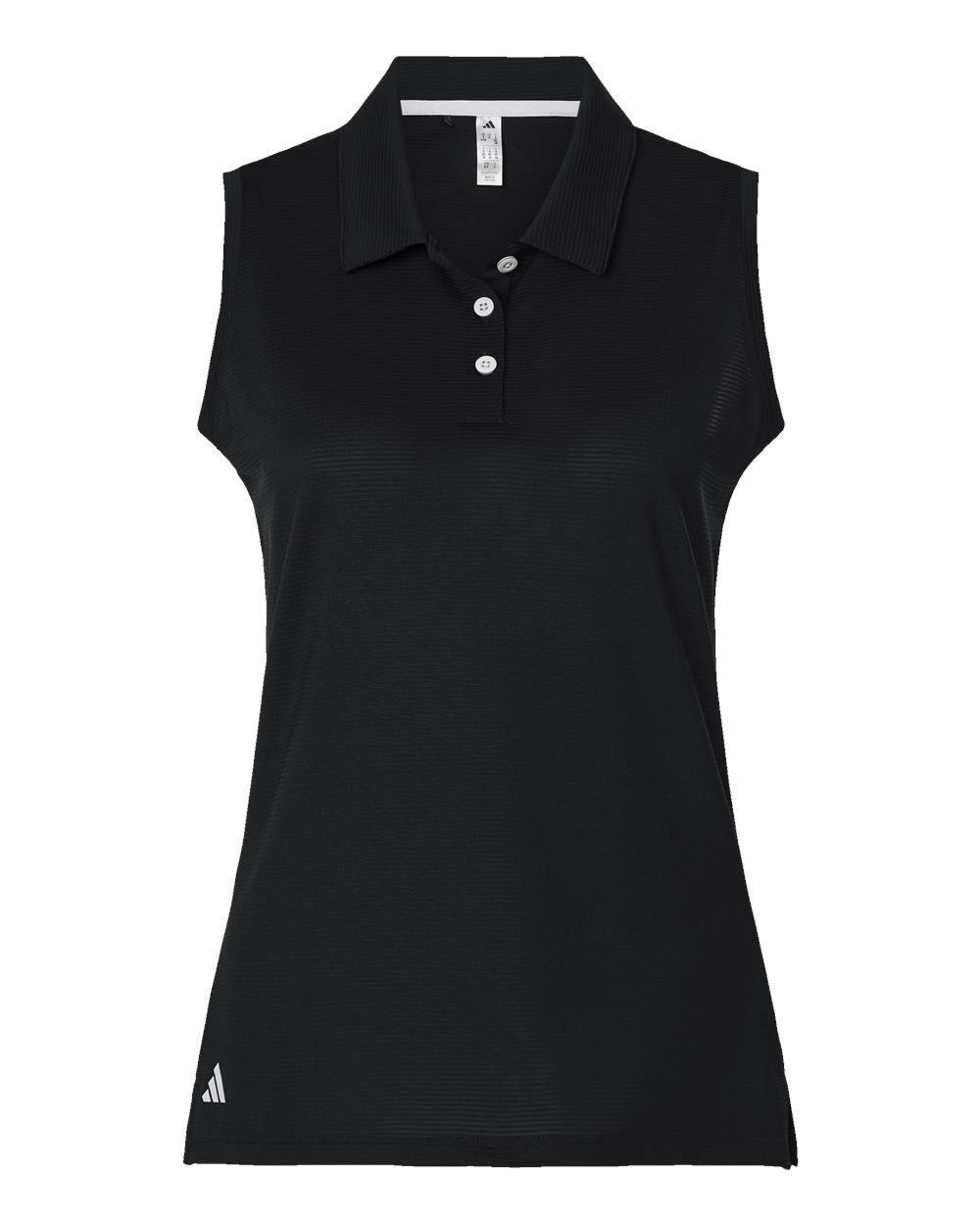 Adidas Women's Ottoman Sleeveless Polo. A1005 - Black
