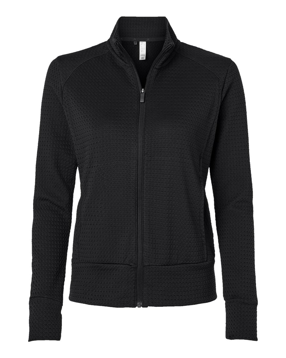 Adidas Women's Ultimate365 Textured Full-Zip Jacket. A1007 - Black