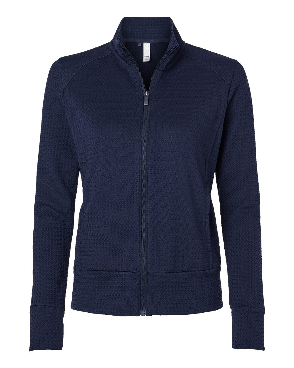 Adidas Women's Ultimate365 Textured Full-Zip Jacket. A1007 - Collegiate Navy