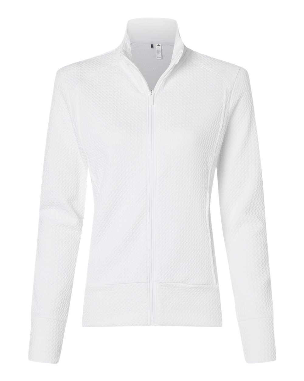 Adidas Women's Ultimate365 Textured Full-Zip Jacket. A1007 - White
