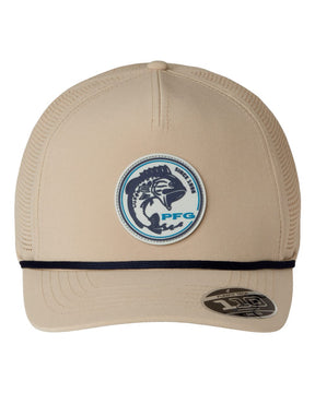 Columbia Tidal Pursuit™ 3D Stretch Snapback Cap. 212134 - Ancient Fossil/ Fish Circle Bass