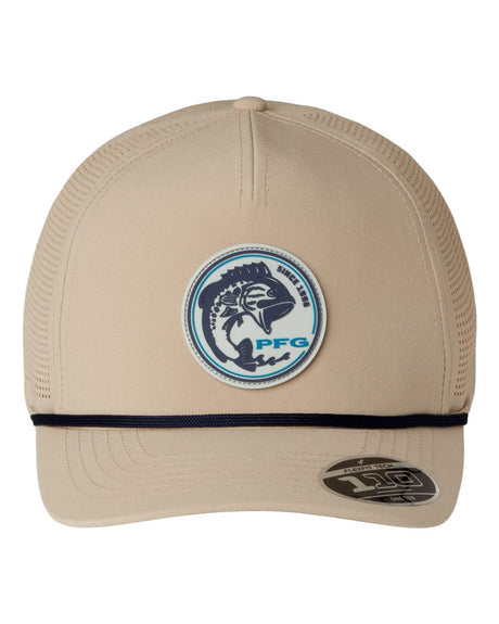Columbia Tidal Pursuit™ 3D Stretch Snapback Cap. 212134 - Ancient Fossil/ Fish Circle Bass