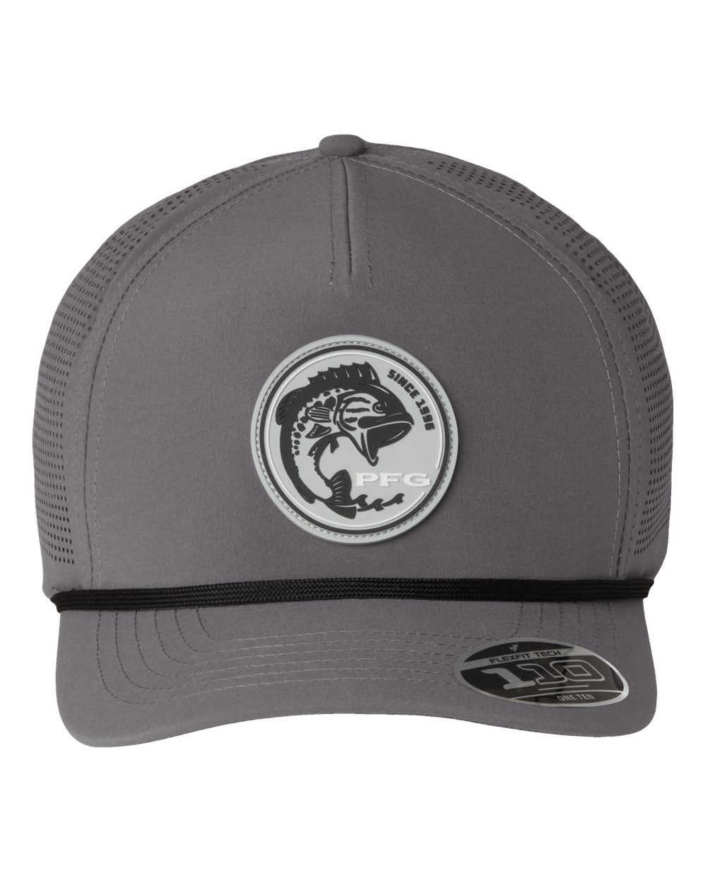Columbia Tidal Pursuit™ 3D Stretch Snapback Cap. 212134 - City Grey/ Fish Circle Bass