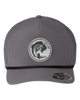Columbia Tidal Pursuit™ 3D Stretch Snapback Cap. 212134 - City Grey/ Fish Circle Bass