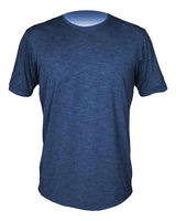 ANETIK Men's Low Pro Tech T-Shirt. MVLPRS8 - Navy Heathered