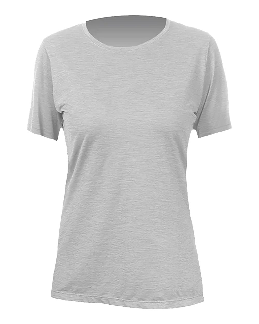 ANETIK Women's Breeze Tech T-Shirt. WSBRZS0 - Alloy Heathered