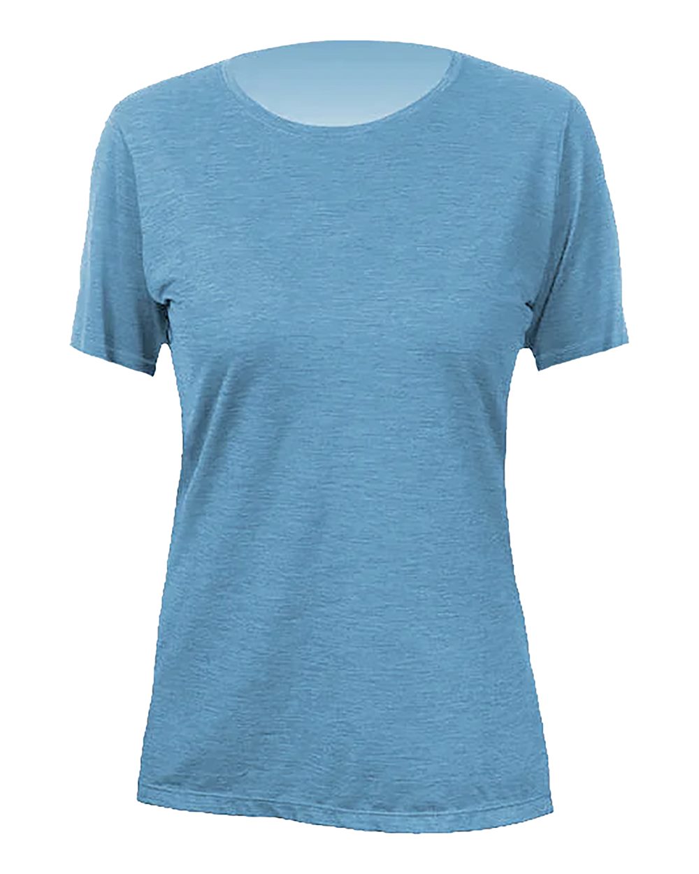 ANETIK Women's Breeze Tech T-Shirt. WSBRZS0 - Bahama Heathered