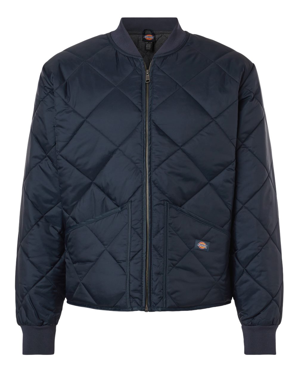 Dickies Men's Diamond Quilted Jacket. 6124 - Dark Navy