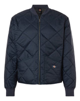 Dickies Men's Diamond Quilted Jacket. 6124 - Dark Navy