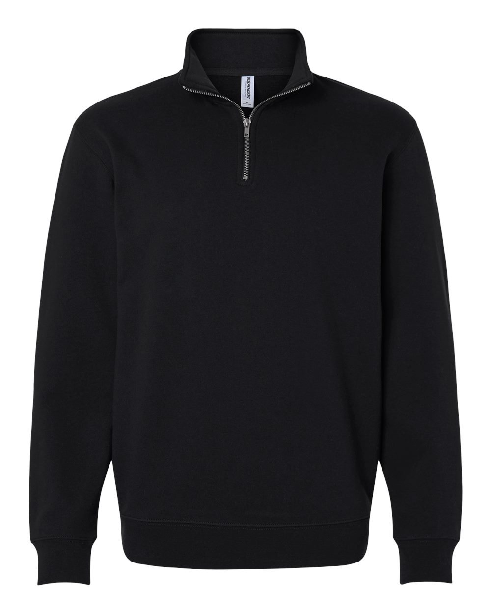 Independent Trading Co. Unisex Midweight Quarter-Zip Pullover. SS4600QZ - Black