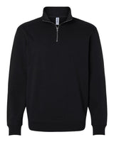 Independent Trading Co. Unisex Midweight Quarter-Zip Pullover. SS4600QZ - Black