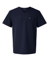 Jaanuu Men's Holmes Everyday 1-Pocket Scrub V-Neck Top. M10001 - Midnight Navy