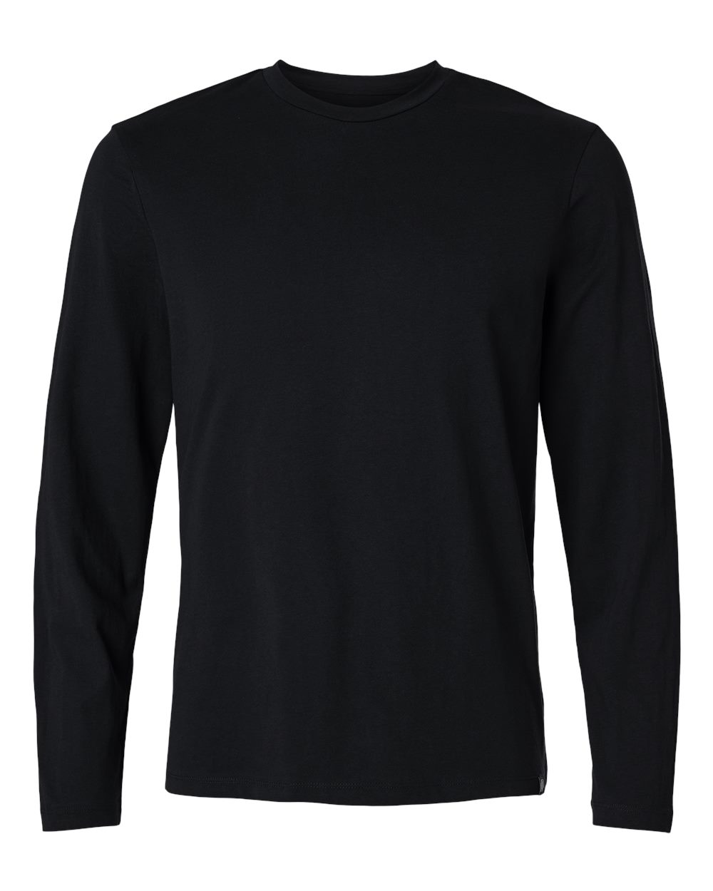 Jaanuu Men's RegenX Cotton Underscrub Long Sleeve T-Shirt. M30002U - Black