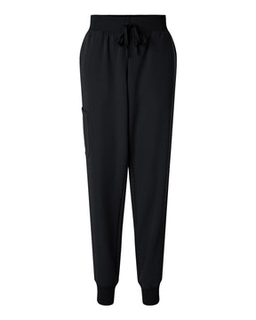 Jaanuu Women's Silex Knit-Waist Scrub Joggers. W20003 - Black