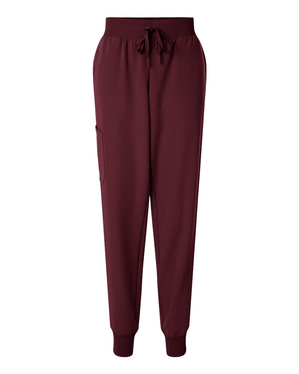 Jaanuu Women's Silex Knit-Waist Scrub Joggers. W20003 - Burgundy