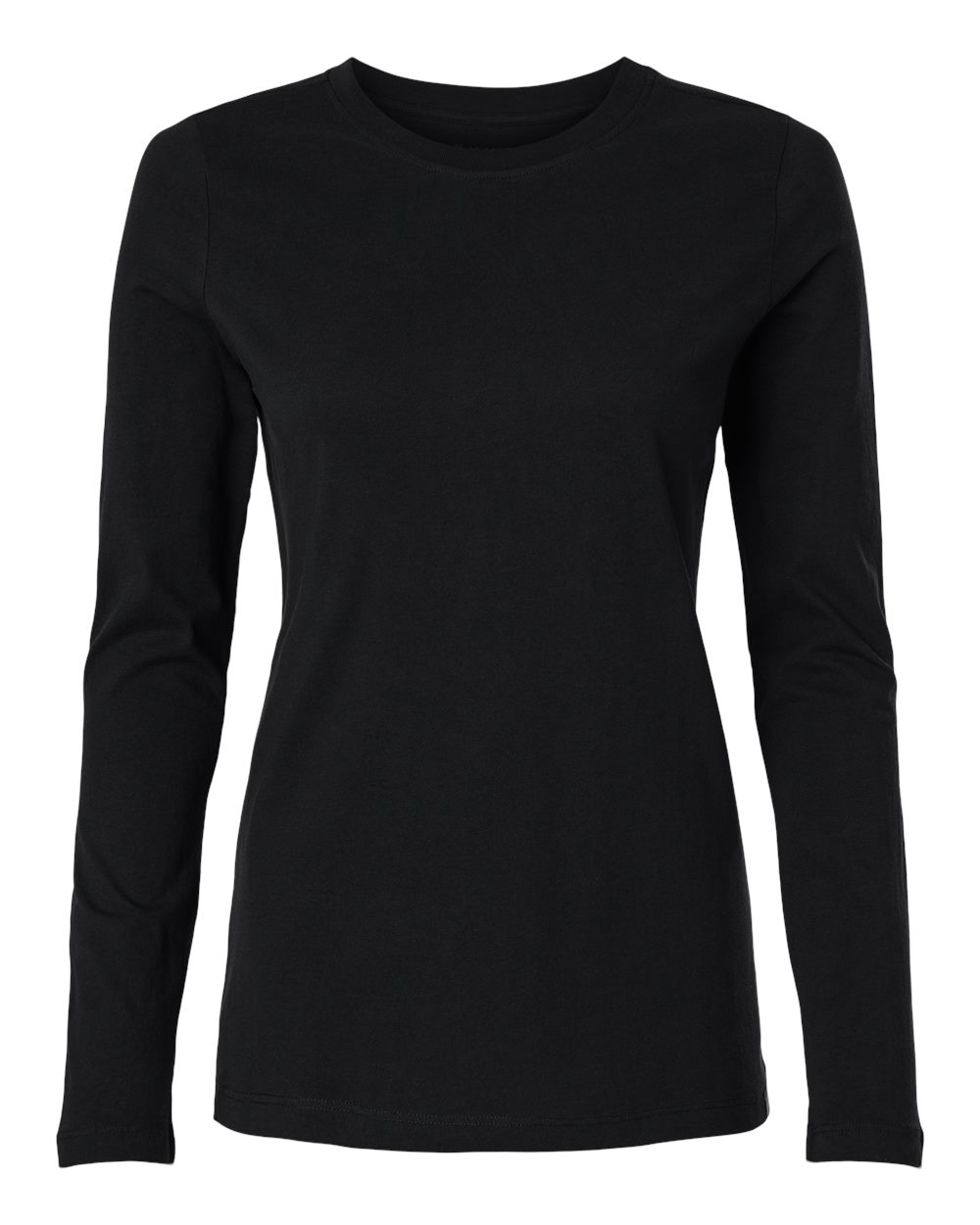 Jaanuu Women's RegenX Cotton Underscrub Long Sleeve T-Shirt. W30002U - Black