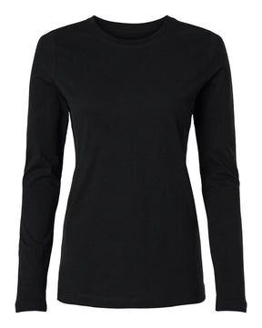 Jaanuu Women's RegenX Cotton Underscrub Long Sleeve T-Shirt. W30002U - Black