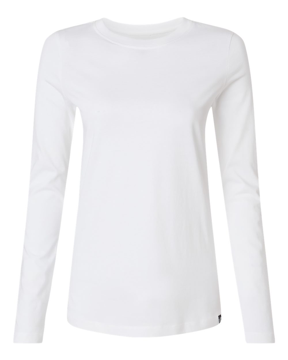 Jaanuu Women's RegenX Cotton Underscrub Long Sleeve T-Shirt. W30002U - White