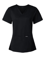 Jaanuu Women's Cesi UltraSOFT­™ Scrub V-Neck Top. W30003 - Black