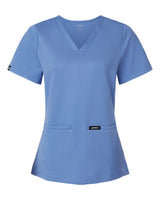 Jaanuu Women's Cesi UltraSOFT­™ Scrub V-Neck Top. W30003 - Ceil Blue