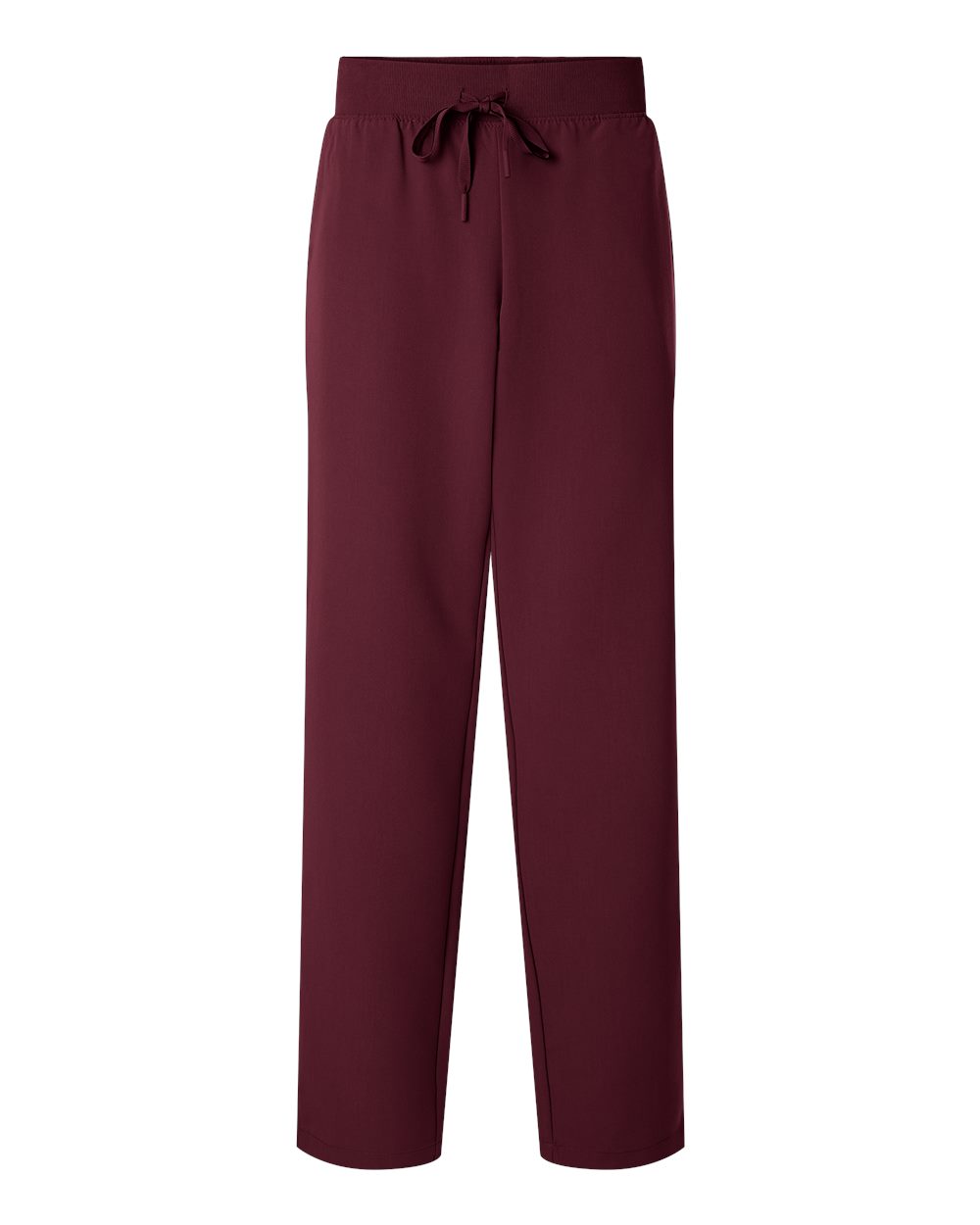 Jaanuu Women's Petite Sizes Xenos Essential Knit-Waist Scrub Pants. W20001P - Burgundy