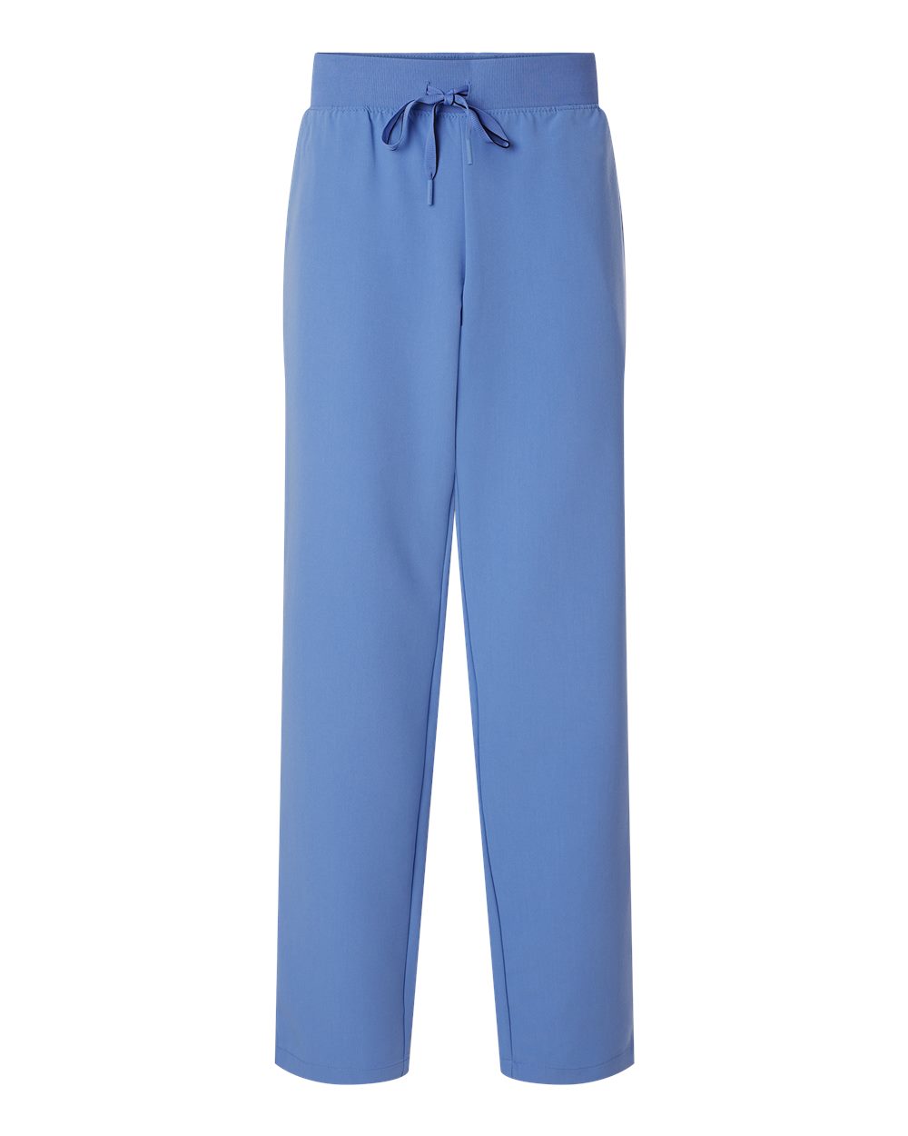 Jaanuu Women's Petite Sizes Xenos Essential Knit-Waist Scrub Pants. W20001P - Ceil Blue