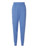 Jaanuu Women's Petite Sizes Rubi UltraSOFT™ Scrub Joggers. W40001P - Ceil Blue