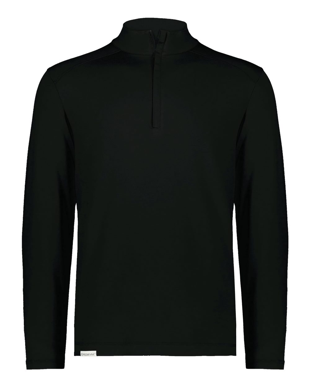 Holloway Unisex Eco Revive™ Ventura Soft Knit Quarter-Zip Pullover. 223553 - Black