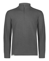 Holloway Unisex Eco Revive™ Ventura Soft Knit Quarter-Zip Pullover. 223553 - Carbon Heather
