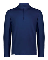 Holloway Unisex Eco Revive™ Ventura Soft Knit Quarter-Zip Pullover. 223553 - Navy
