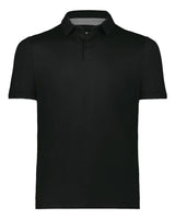Holloway Men's Eco Revive™ Ventura Soft Knit Polo. 223554 - Black