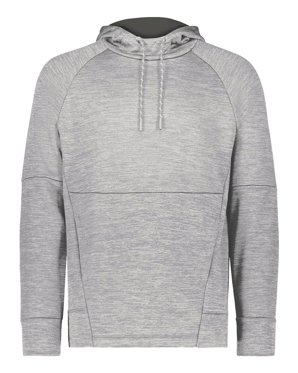 Holloway Men's All-Pro Performance Fleece Hooded Sweatshirt. 223580 - Athletic Grey Heather/ Iron