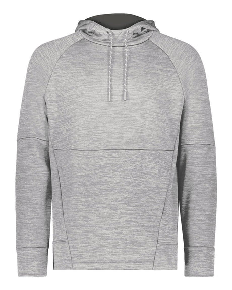 Holloway Men's All-Pro Performance Fleece Hooded Sweatshirt. 223580 - Athletic Grey Heather/ Iron