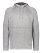 Holloway Men's All-Pro Performance Fleece Hooded Sweatshirt. 223580 - Athletic Grey Heather/ Iron