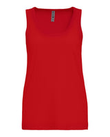Next Level Women's Cotton Tank. 3933 - Red