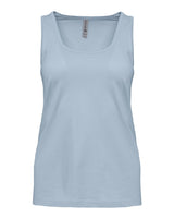 Next Level Women's Cotton Tank. 3933 - Stonewash Denim