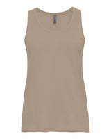 Next Level Women's Cotton Tank. 3933 - Tan