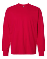 Next Level Unisex Heavyweight Long Sleeve Tee. 7211 - Red